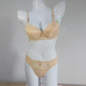 Lanina Bra and Panty Set Golden-Color (Skin)